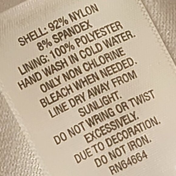 Beach Melissa Odabash Sky Blue Lined Nylon Span Poly Halter Bikini Swim Top Sz S - Picture 13 of 16